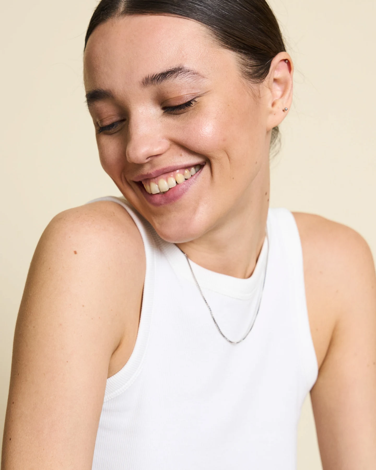 JAN 'N JUNE Damen vegan Top Porto Weiß – Ansicht 2