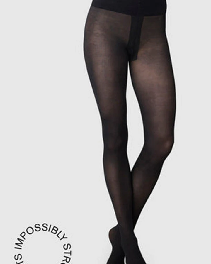 Swedish Stockings Damen vegan Strumpfhose Rip Resistant Lois Schwarz