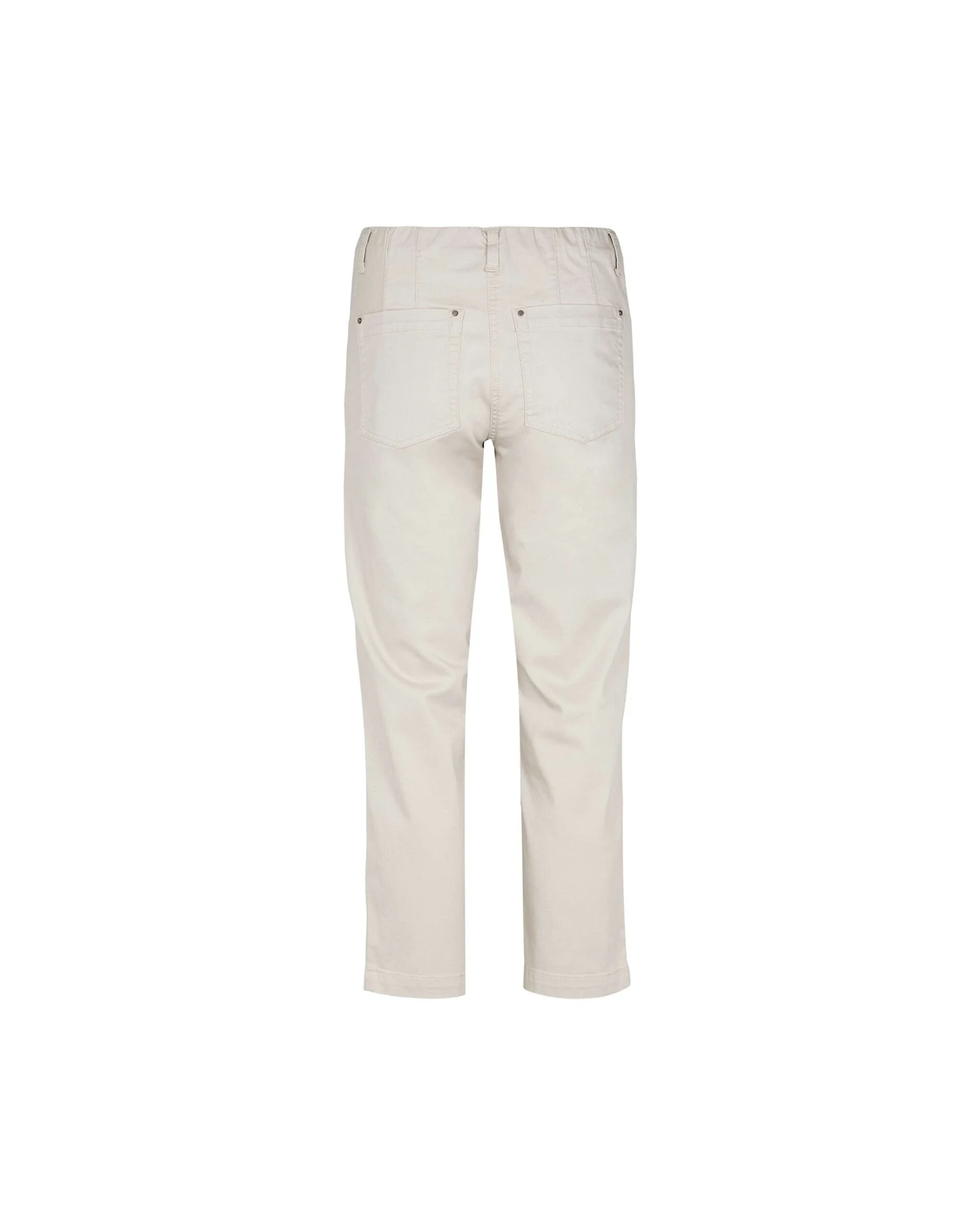 LAURIE Damen vegan Hose Piper Regular Crop Grau Sand – Ansicht 2