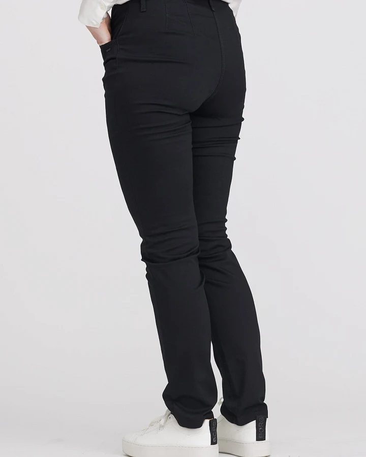 LAURIE Damen vegan Hose Kelly Regular Ll Schwarz