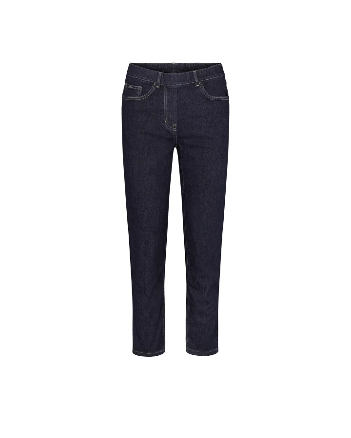 LAURIE Damen vegan Hose Hannah Regular Xsl Dunkelblau Denim