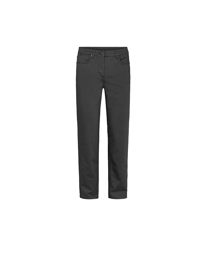 LAURIE Damen vegan Hose Charlotte Regular Sl Schwarz
