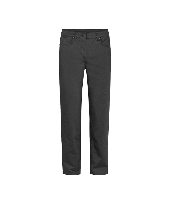 LAURIE Damen vegan Hose Charlotte Regular Sl Schwarz