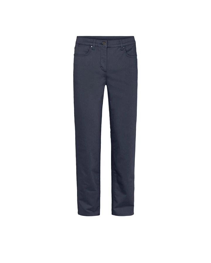 LAURIE Damen vegan Hose Charlotte Regular Sl Marineblau