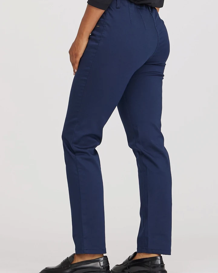 LAURIE Damen vegan Hose Kelly Regular Sl Marineblau