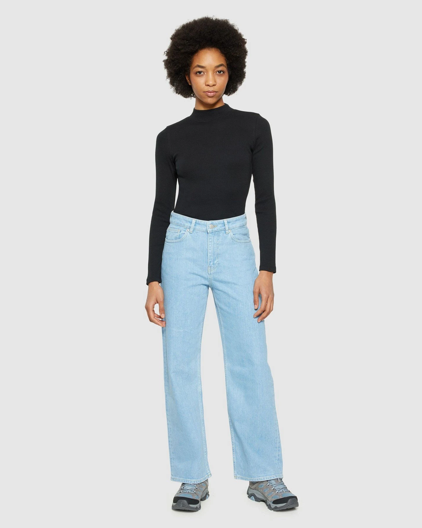 Longsleeve Rib High Neck Rib – Ansicht 3