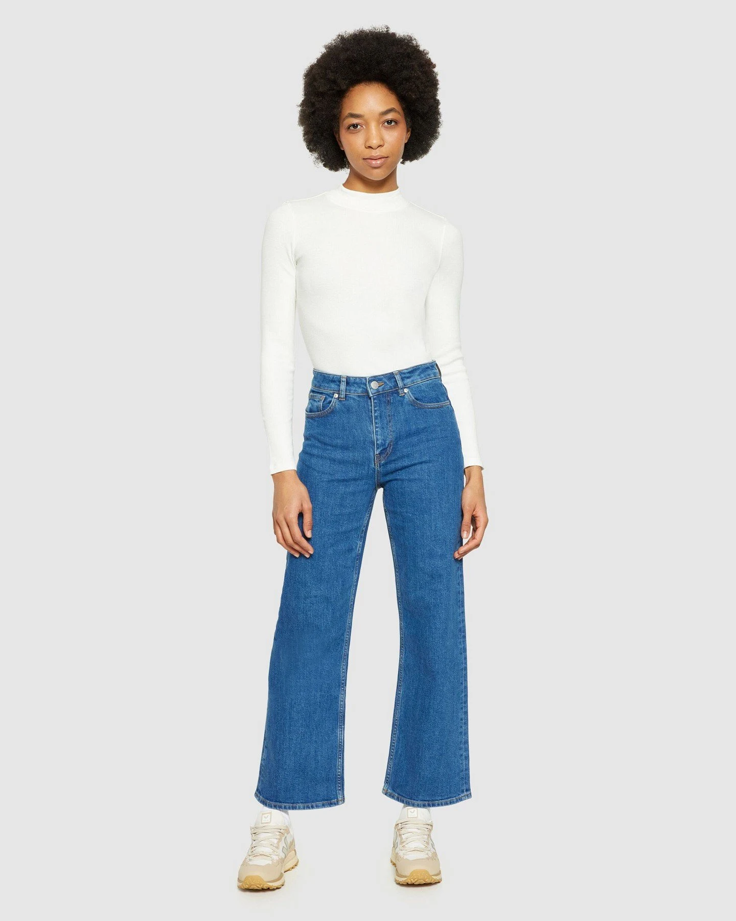 Longsleeve Rib High Neck Rib – Ansicht 3