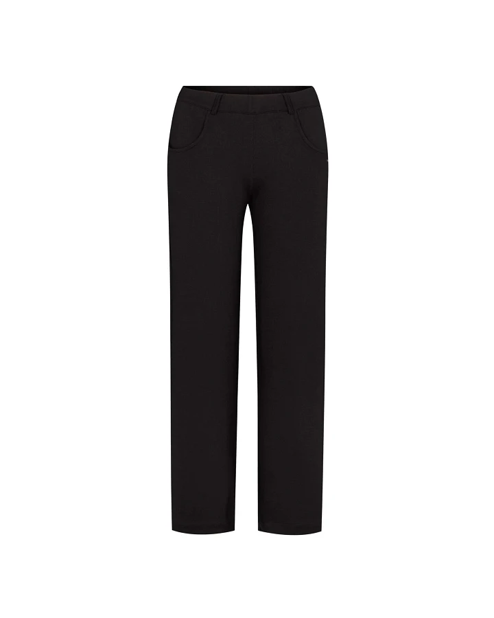 LAURIE Damen vegan Hose Donna Loose Ml Schwarz Gebürstet