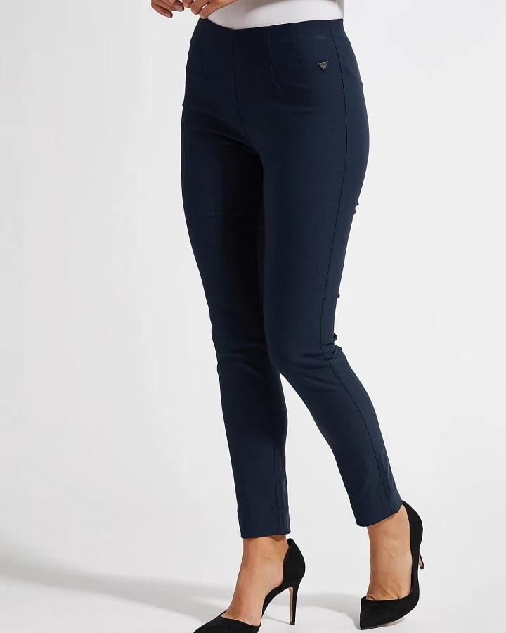LAURIE Damen vegan Hose Vicky Slim Sl Marineblau