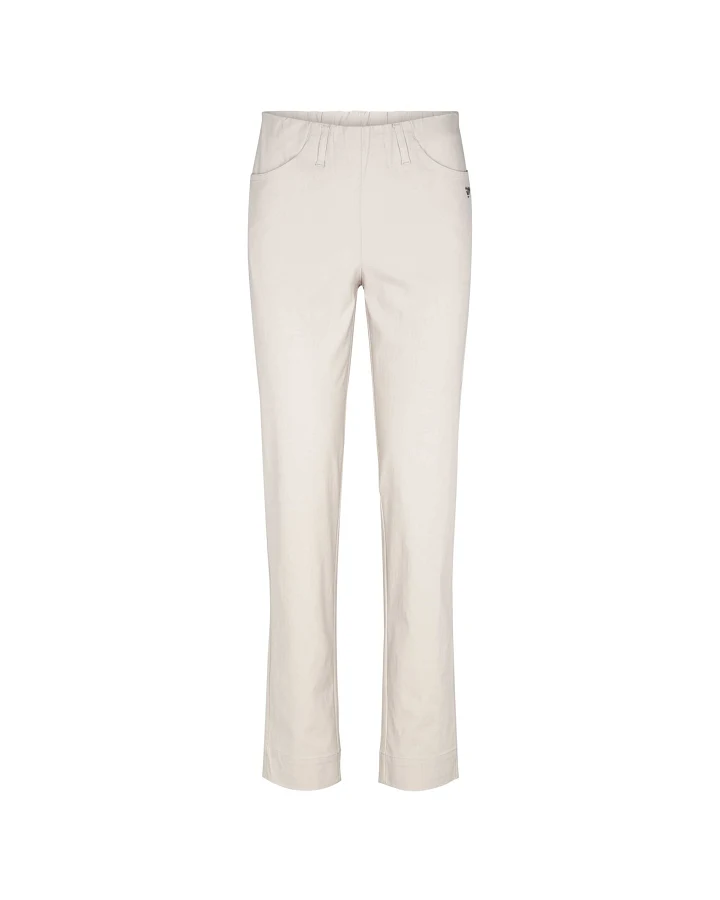 LAURIE Damen vegan Hose Kelly Regular Ml Grau Sand