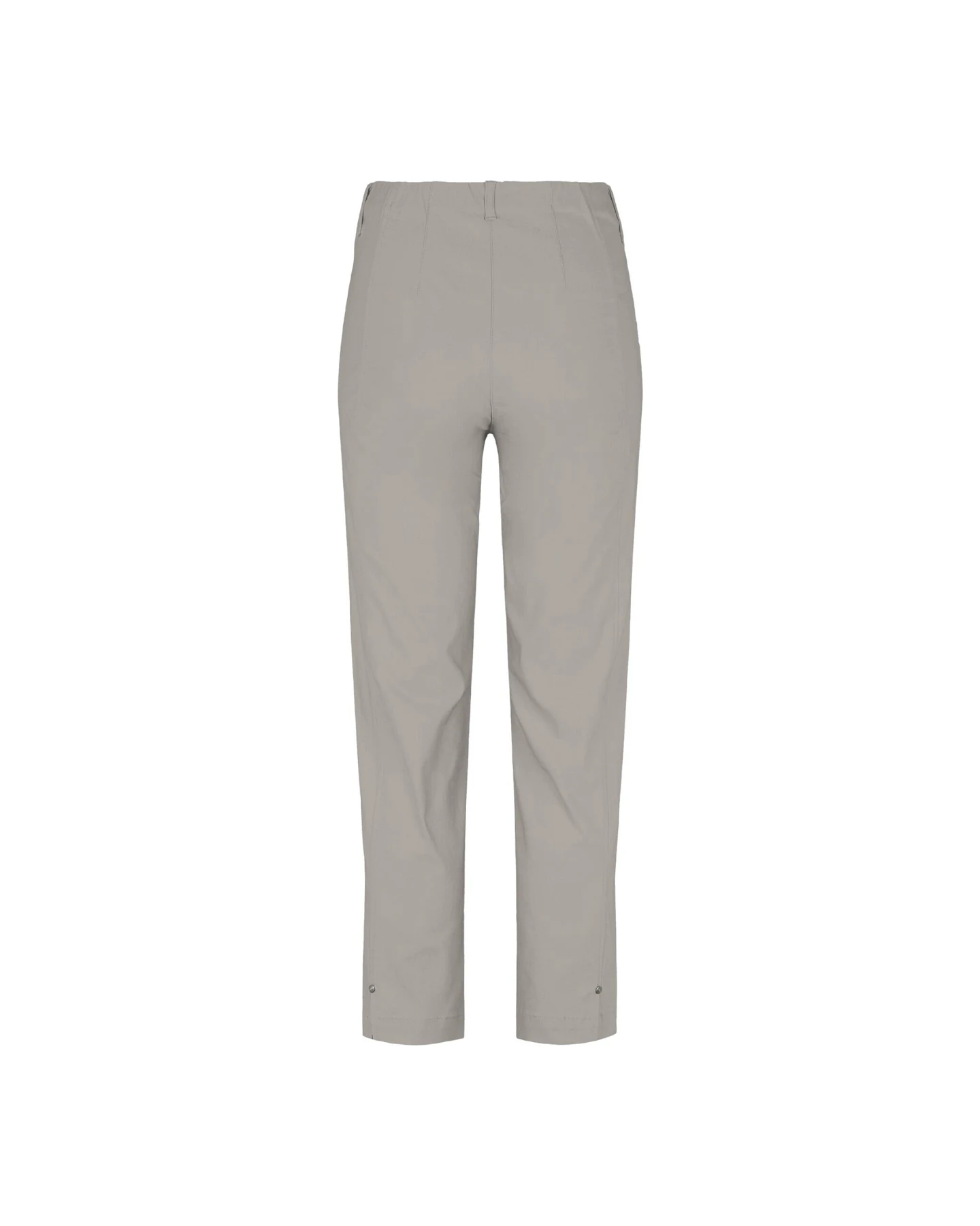 LAURIE Damen vegan Hose Rose Regular Crop Grau Sand – Ansicht 2