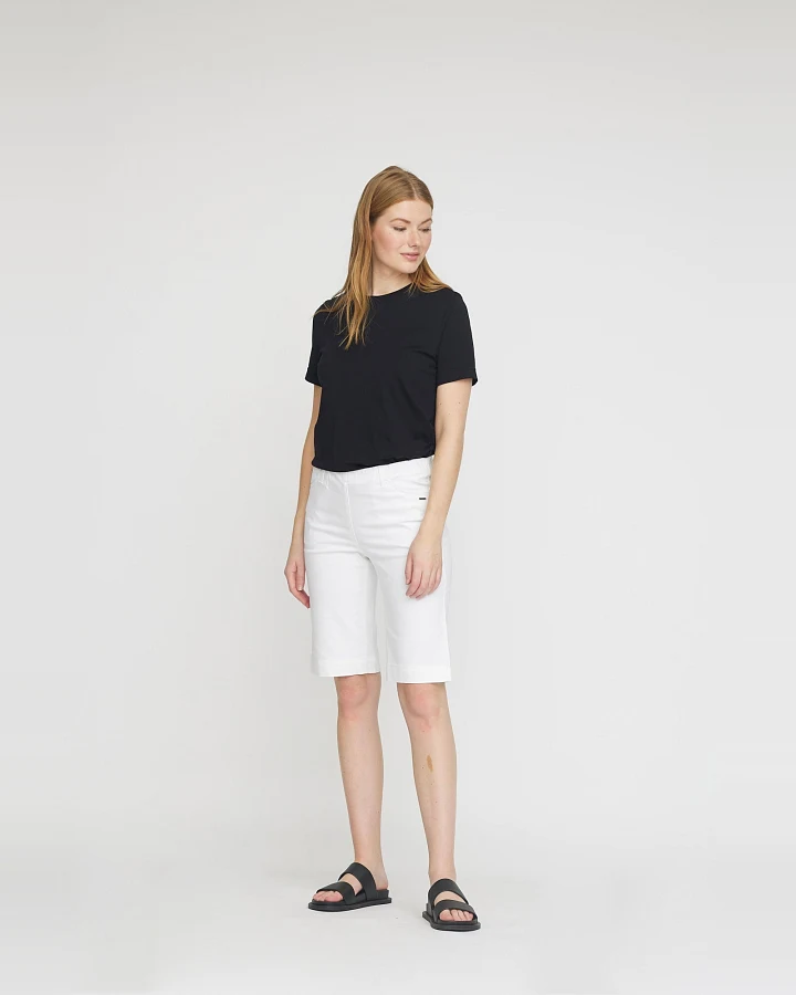 LAURIE Damen vegan Shorts Kelly Regular Weiß