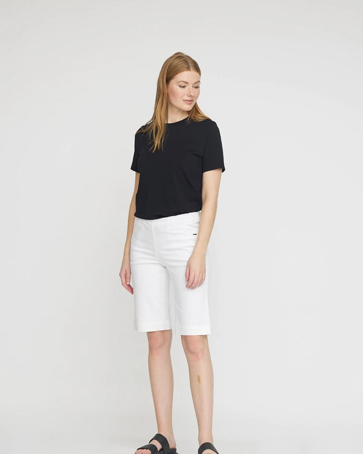 LAURIE Damen vegan Shorts Kelly Regular Weiß
