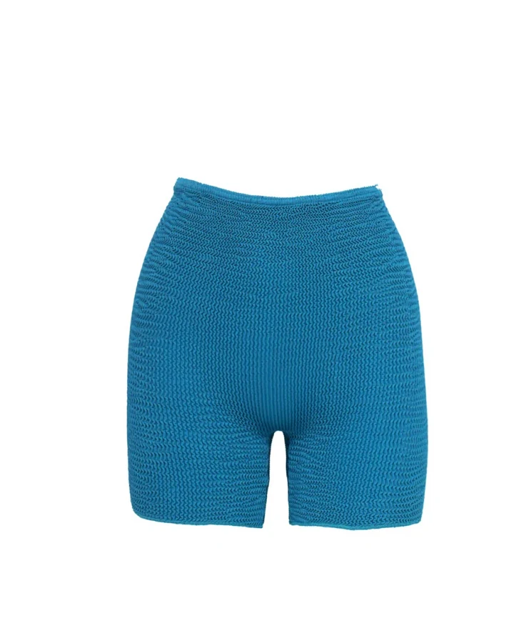 CALAMOON Damen vegan Shorts Teal Blue