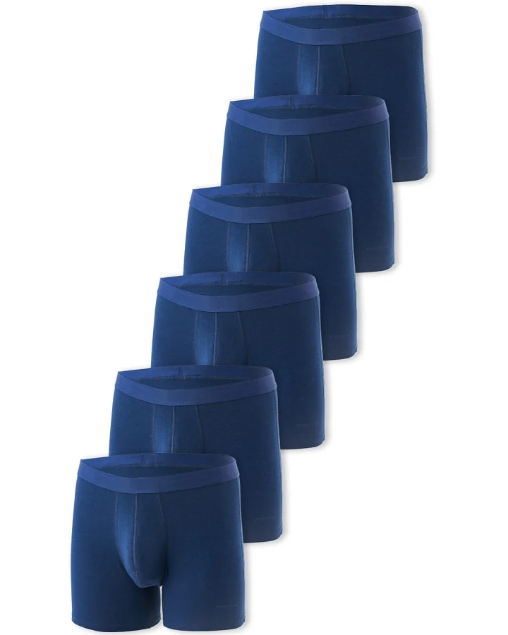 ORGANICATION Herren vegan Brunno Boxer Brief Aus Bio-Baumwolle Und Tencel™ Modal Im 6er-Pack