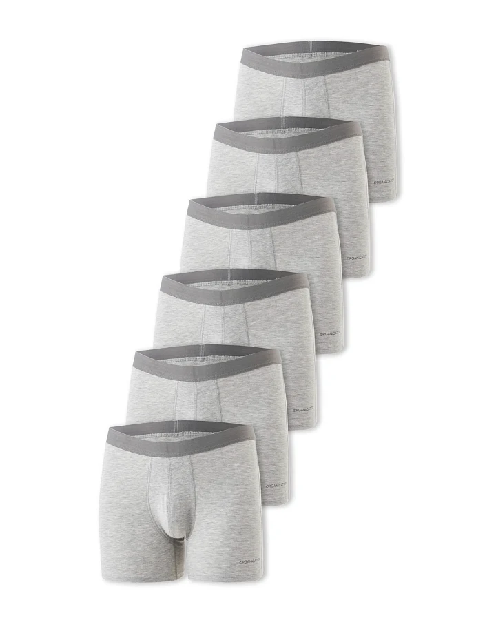 ORGANICATION Herren vegan Brunno Boxer Brief Aus Bio-Baumwolle Und Tencel™ Modal Im 6er-Pack