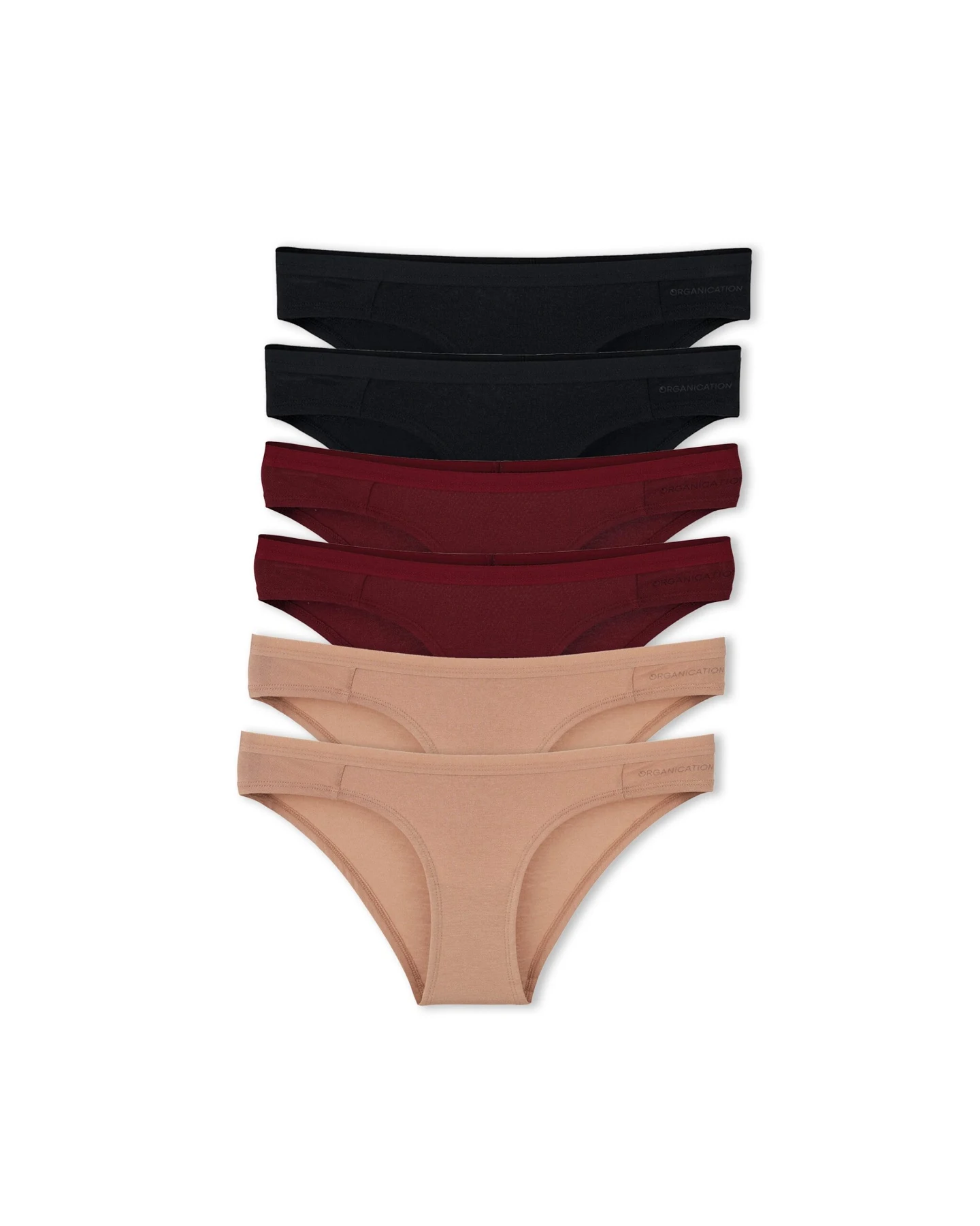 ORGANICATION Damen vegan Kamilla Slip Aus Bio-Baumwolle Und Tencel™ Modal-Mix Im 6er-Pack – Ansicht 2