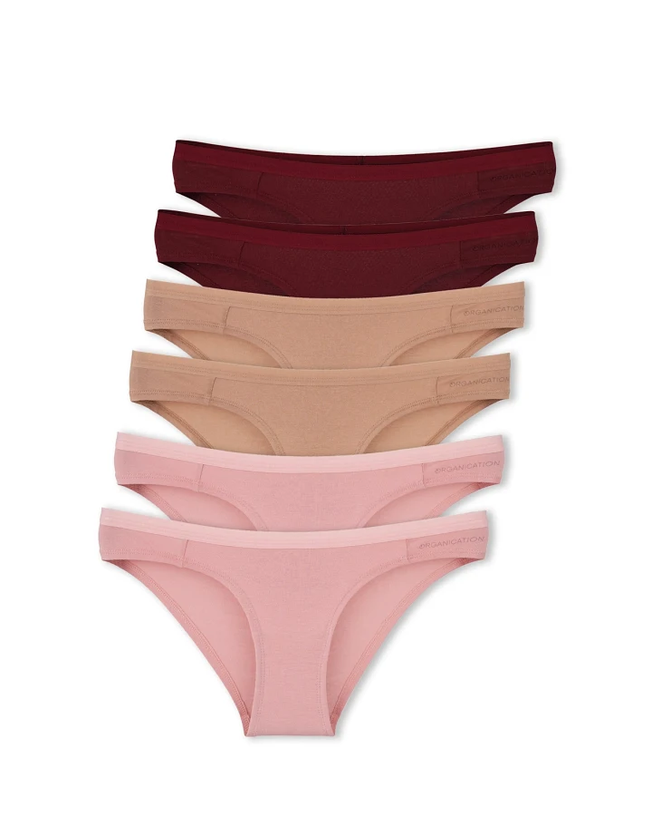 ORGANICATION Damen vegan Kamilla Slip Aus Bio-Baumwolle Und Tencel™ Modal-Mix Im 6er-Pack