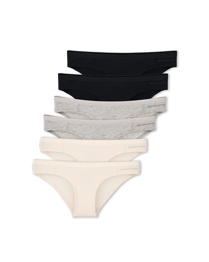 ORGANICATION Damen vegan Kamilla Slip Aus Bio-Baumwolle Und Tencel™ Modal-Mix Im 6er-Pack