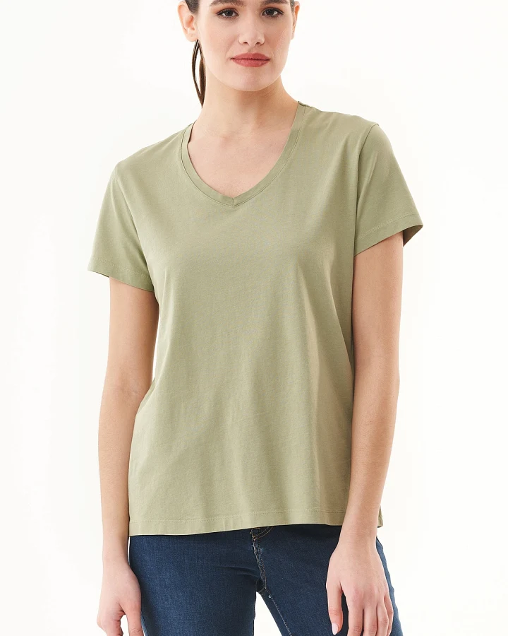 ORGANICATION Damen vegan Natural Dye T-Shirt Aus Bio-Baumwolle
