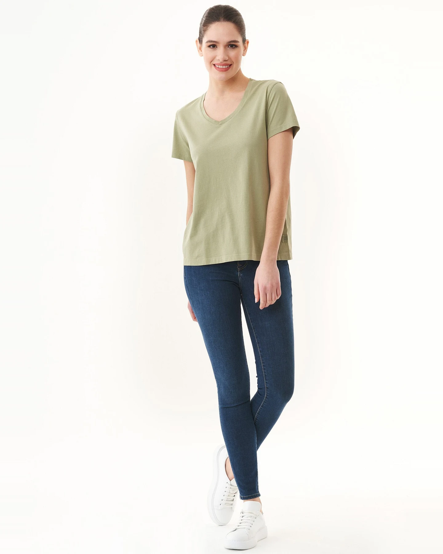 ORGANICATION Damen vegan Natural Dye T-Shirt Aus Bio-Baumwolle – Ansicht 2
