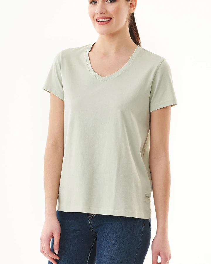 ORGANICATION Damen vegan Natural Dye T-Shirt Aus Bio-Baumwolle