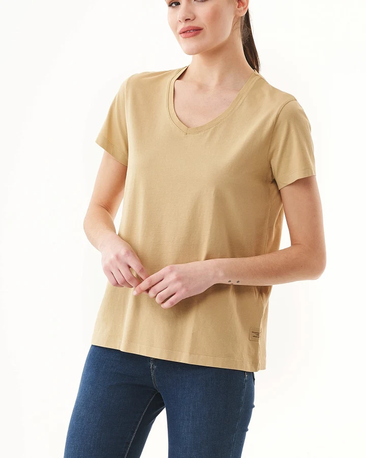 ORGANICATION Damen vegan Natural Dye T-Shirt Aus Bio-Baumwolle