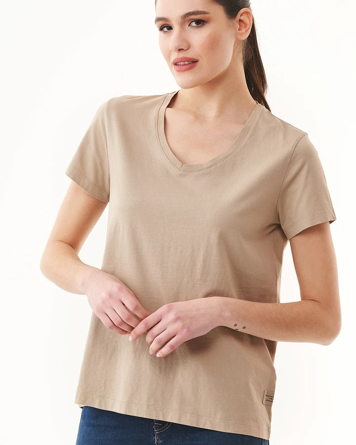 ORGANICATION Damen vegan Natural Dye T-Shirt Aus Bio-Baumwolle
