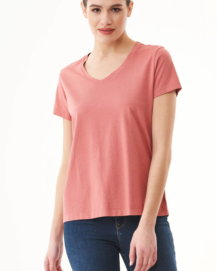 ORGANICATION Damen vegan Natural Dye T-Shirt Aus Bio-Baumwolle