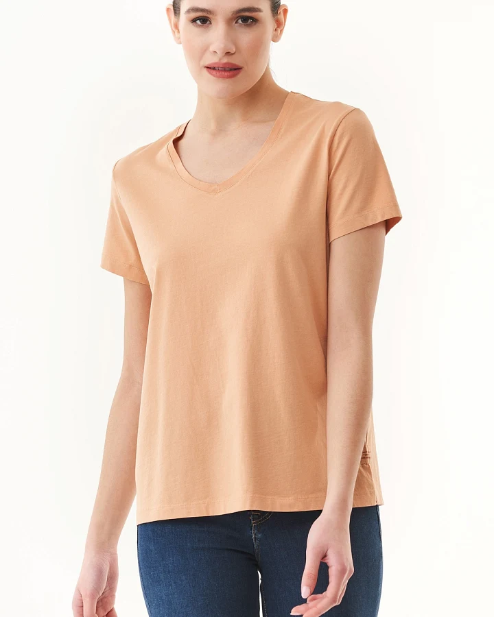 ORGANICATION Damen vegan Natural Dye T-Shirt Aus Bio-Baumwolle