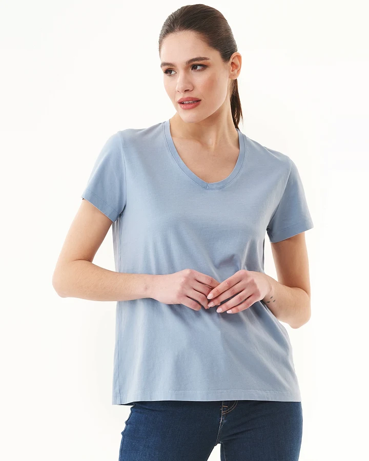 ORGANICATION Damen vegan Natural Dye T-Shirt Aus Bio-Baumwolle