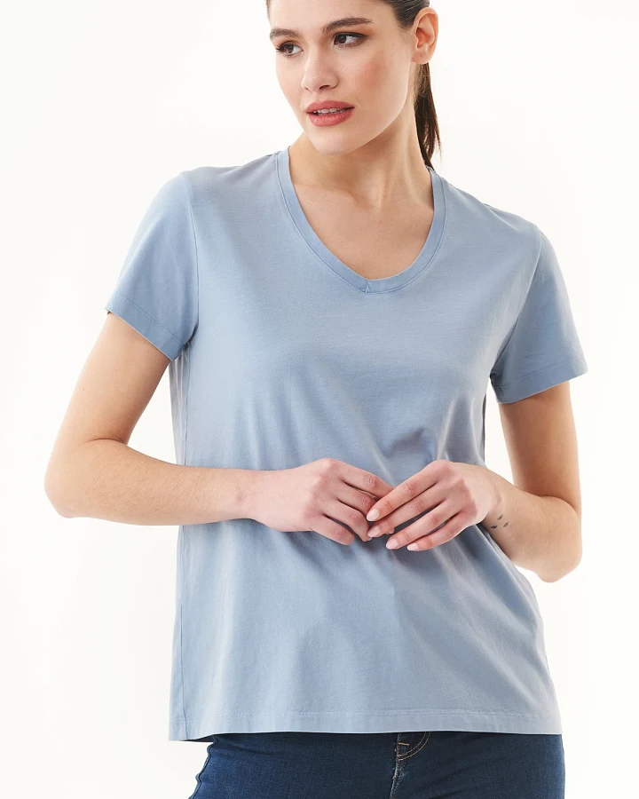 ORGANICATION Damen vegan Natural Dye T-Shirt Aus Bio-Baumwolle