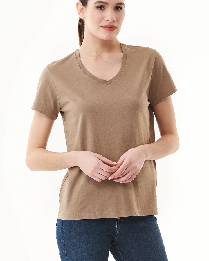 ORGANICATION Damen vegan Natural Dye T-Shirt Aus Bio-Baumwolle