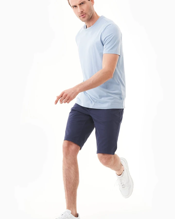 ORGANICATION Herren vegan Slim-Fit Chino-Shorts Aus Bio-Baumwolle