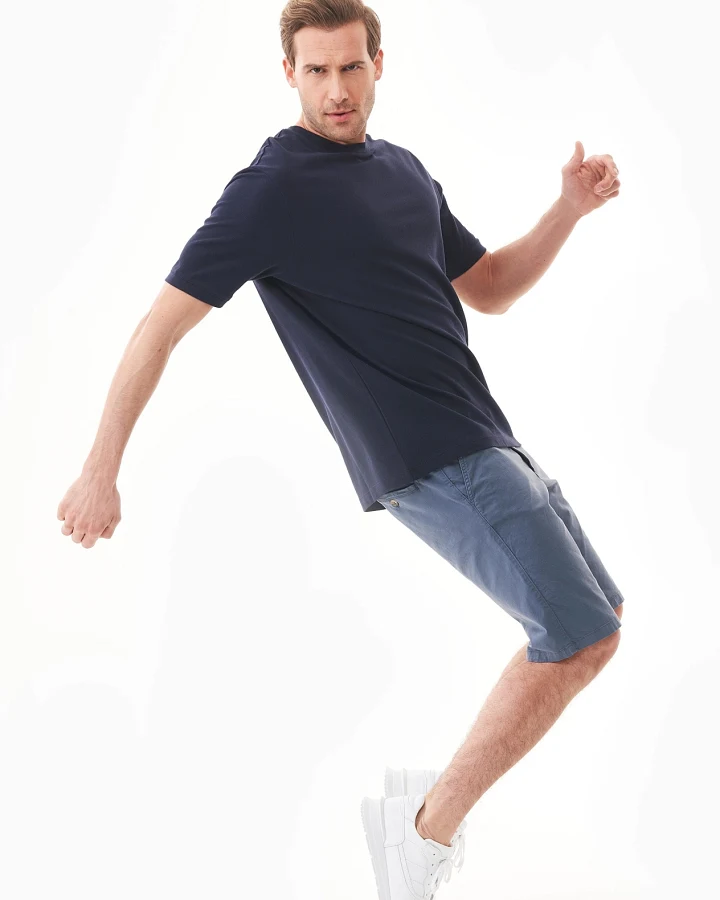 ORGANICATION Herren vegan Slim-Fit Chino-Shorts Aus Bio-Baumwolle