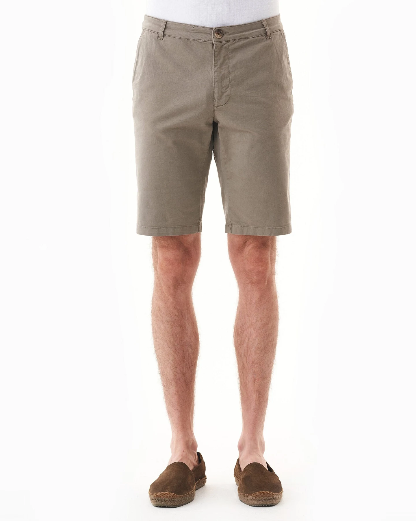 ORGANICATION Herren vegan Slim-Fit Chino-Shorts Aus Bio-Baumwolle – Ansicht 2