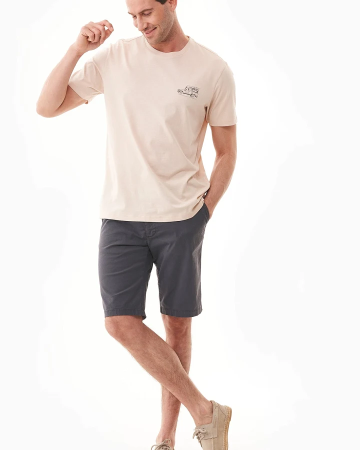 ORGANICATION Herren vegan Slim-Fit Chino-Shorts Aus Bio-Baumwolle