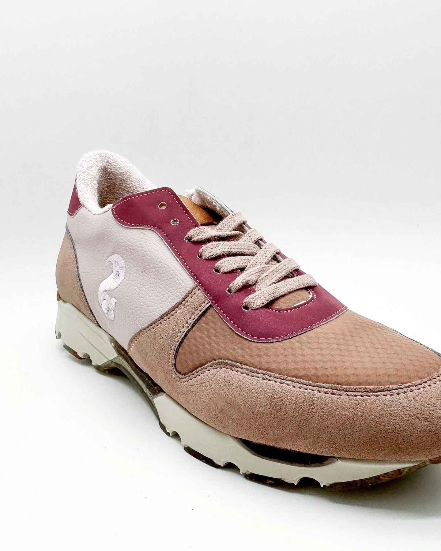 thies Damen vegan Läufer Sneaker Eco Eichhörnchen Algenkork Antik Rosa – Ansicht 2