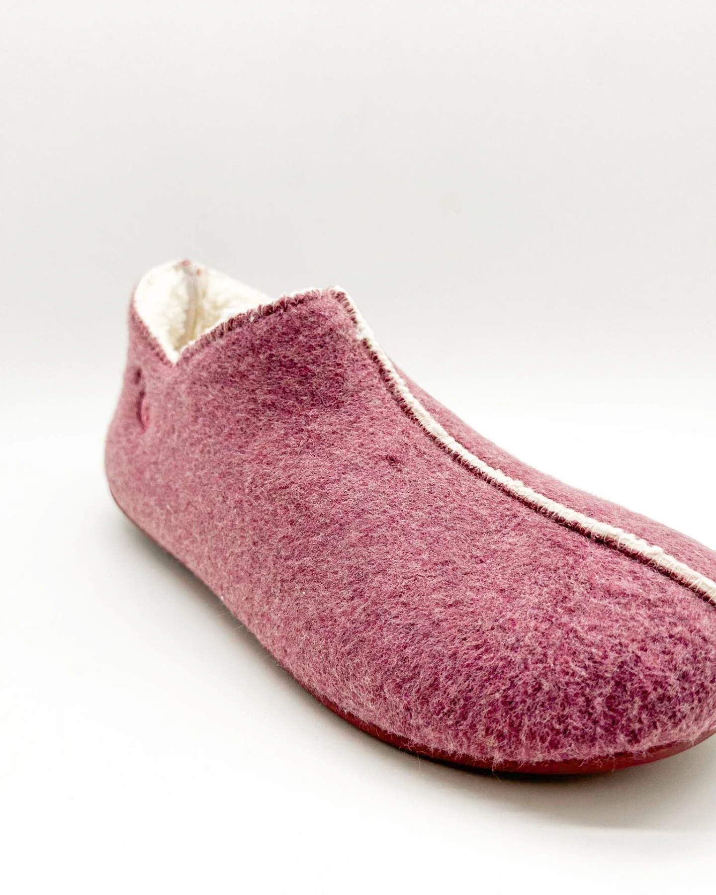 thies Damen vegan Slipper Stiefel Bordeaux – Ansicht 2
