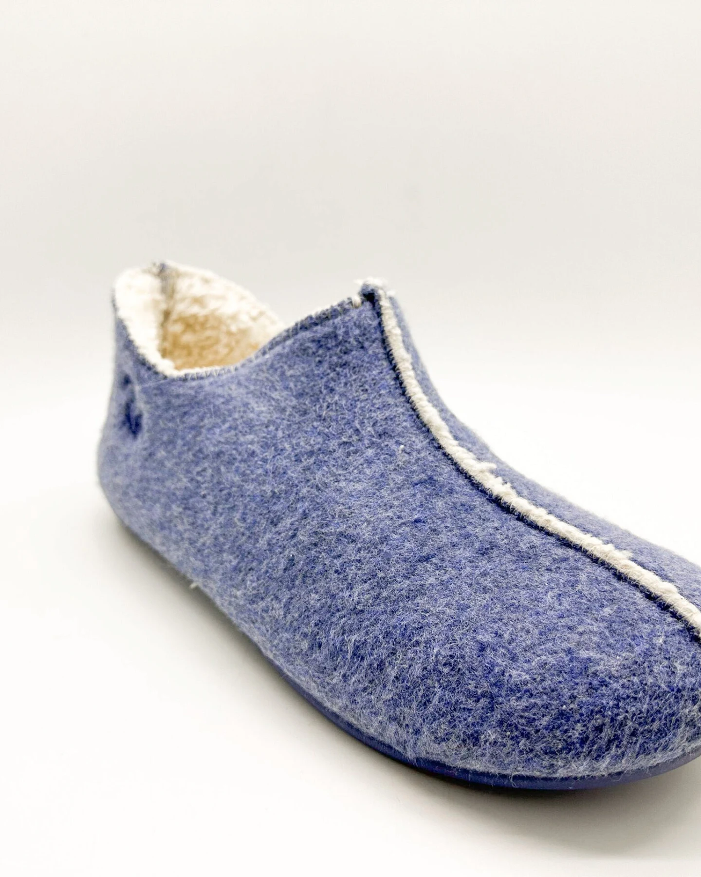 thies Damen vegan Slipper Stiefel Blau – Ansicht 2