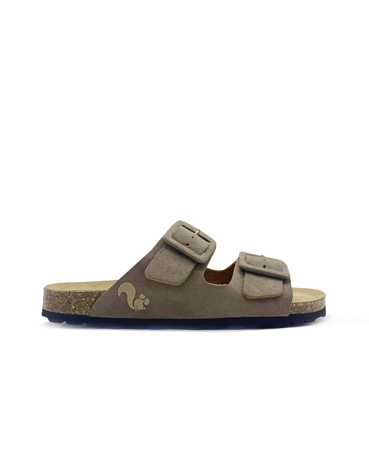 thies Damen vegan Sandalen Eco Bio Covered Truffle