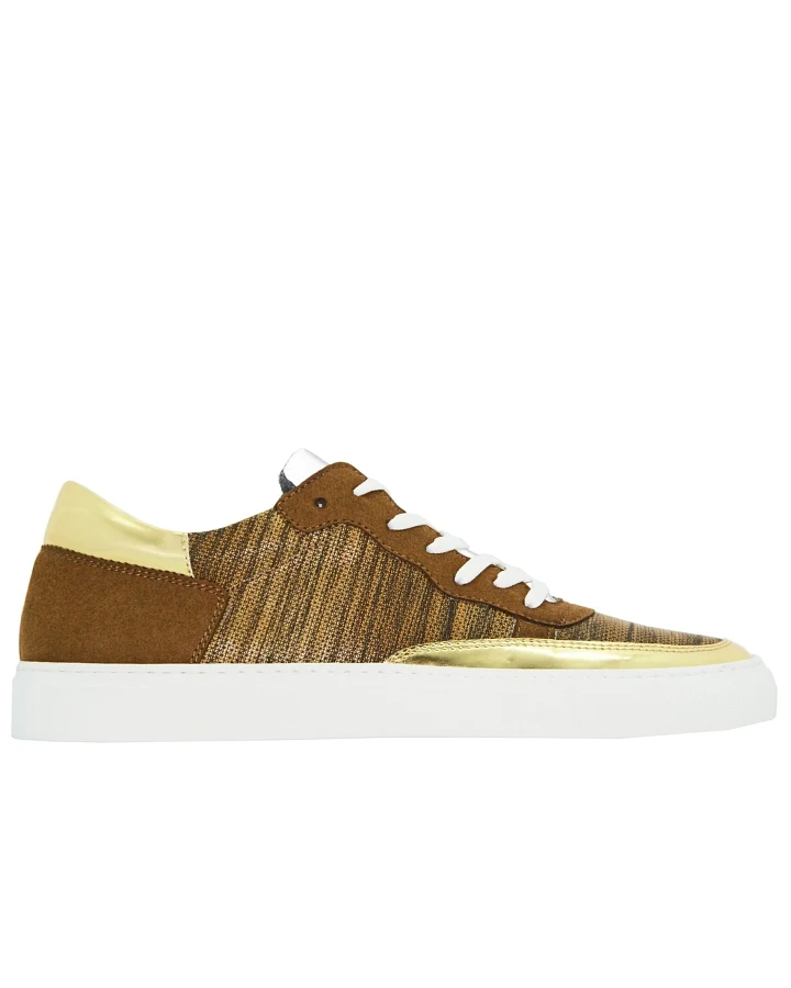 nat-2 Herren vegan Sneaker Wood Brown