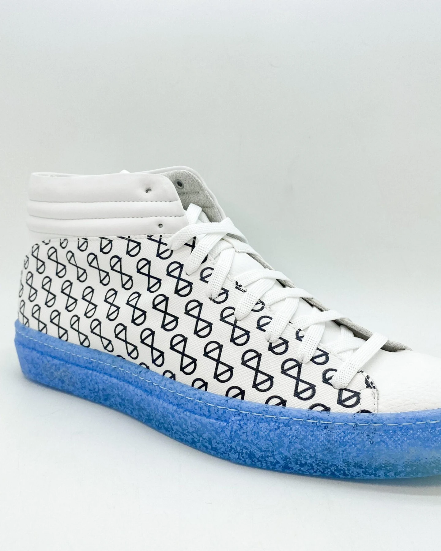 nat-2 Damen vegan Sneaker Sleek Post Cov Weiß & Blau – Ansicht 2