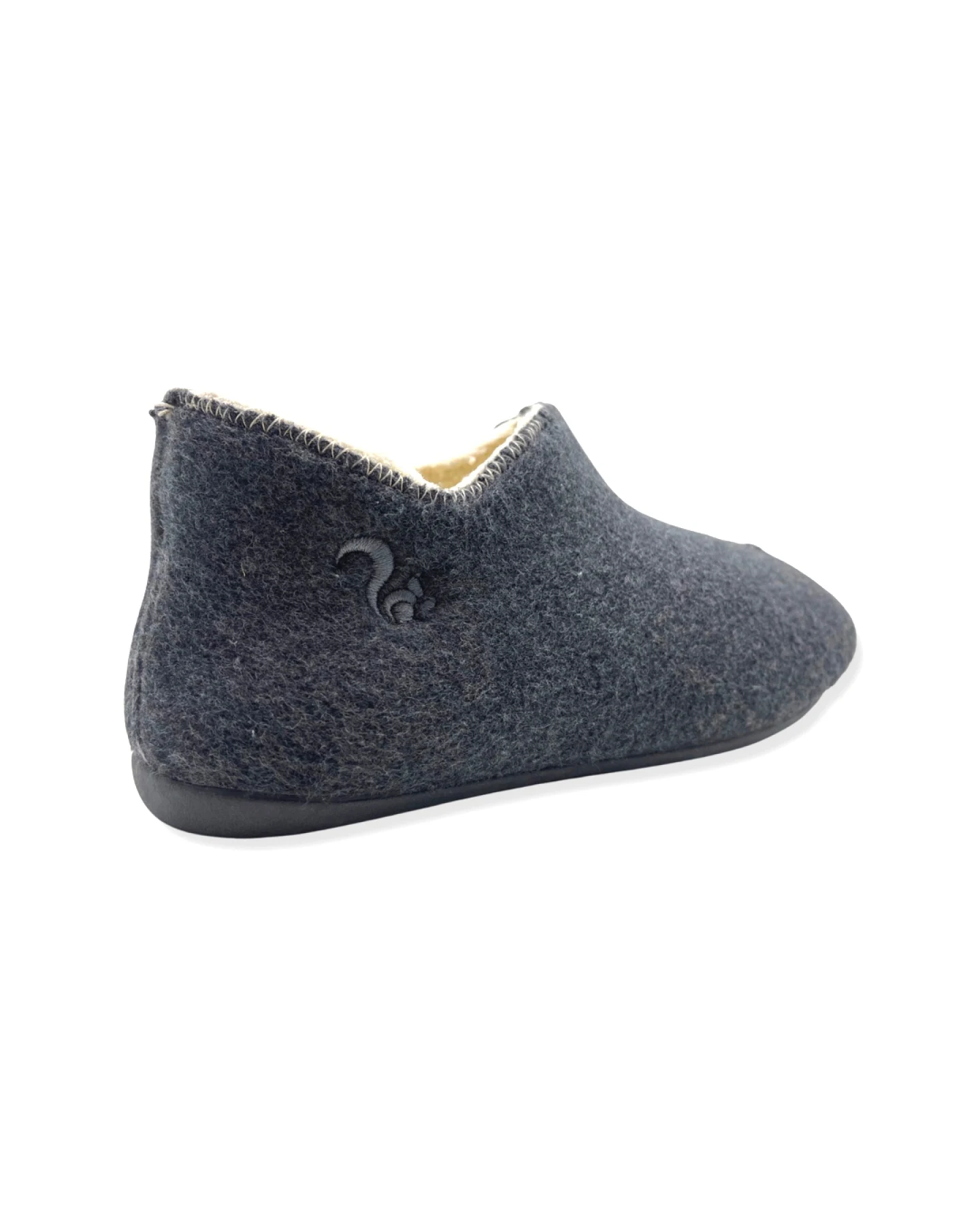thies Damen vegan Slipper Stiefel Dunkelgrau – Ansicht 2