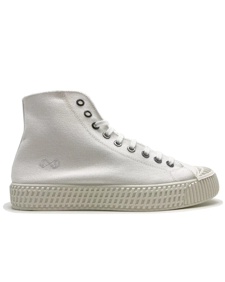 nat-2 Herren vegan Sneaker Mono Weiß