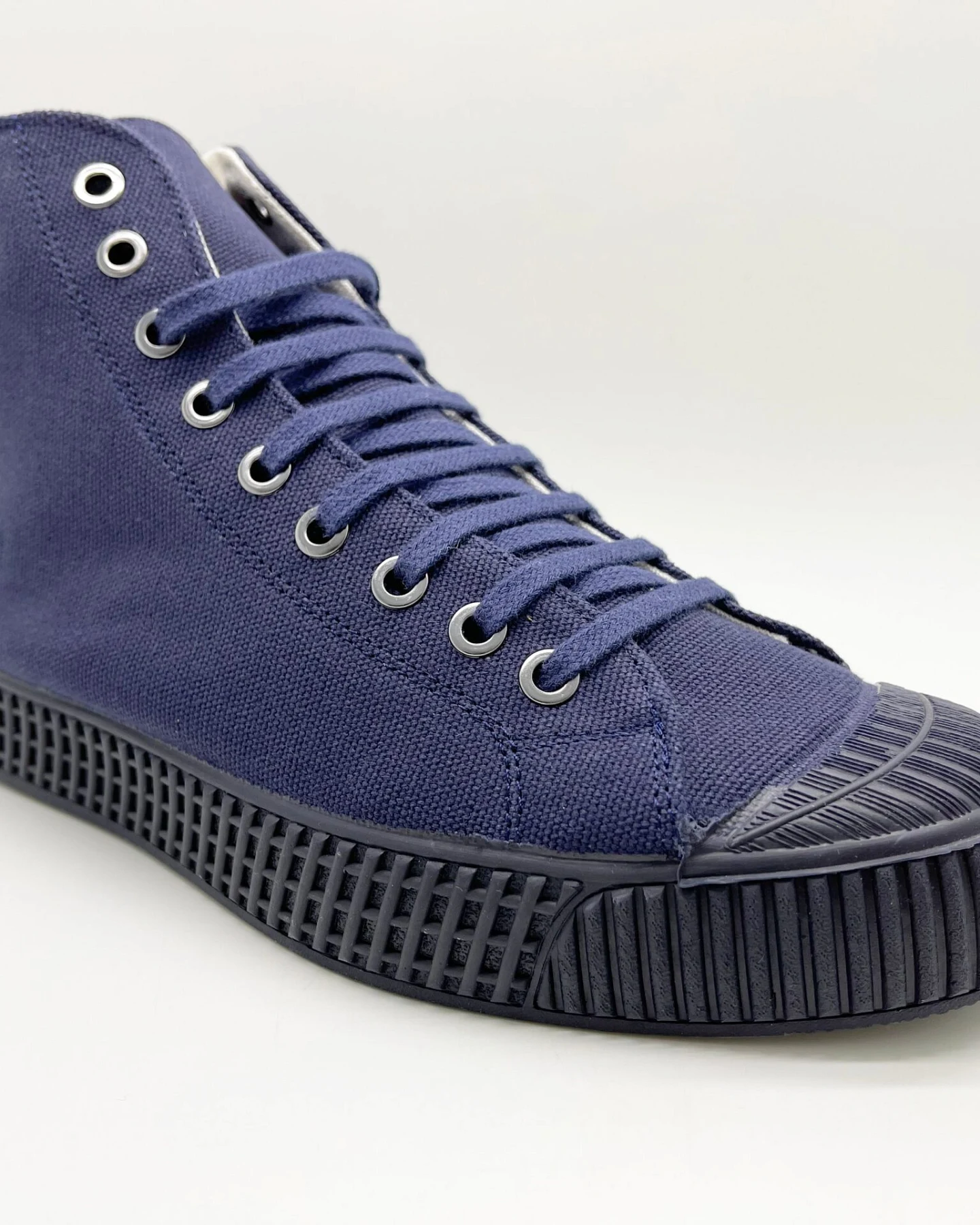 nat-2 Herren vegan Sneaker Mono Marineblau – Ansicht 2