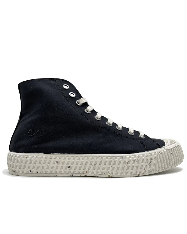 nat-2 Herren vegan Sneaker Mono Eta Wasserdicht Schwarz