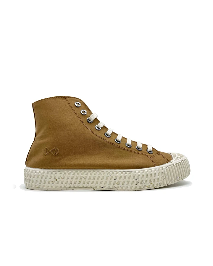nat-2 Herren vegan Sneaker Mono Eta Wasserdicht Kamelbraun