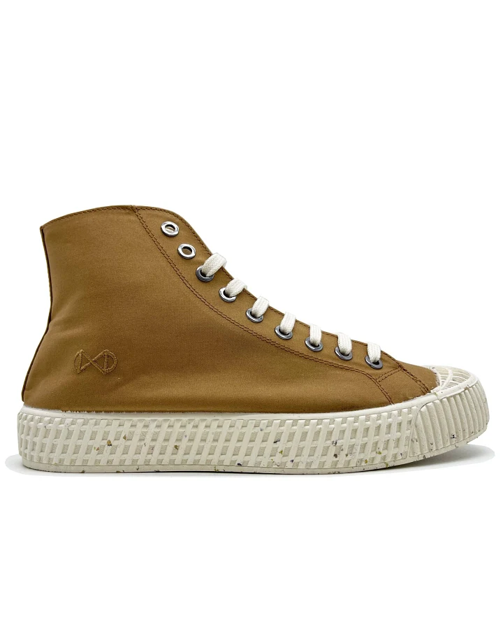 nat-2 Herren vegan Sneaker Mono Eta Wasserdicht Kamelbraun