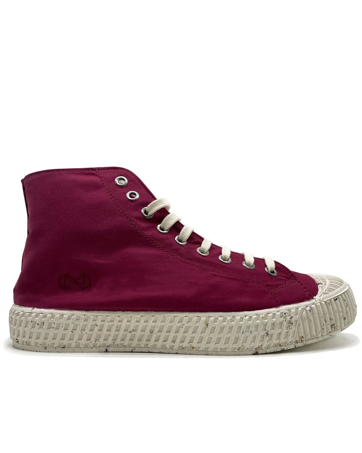 nat-2 Herren vegan Sneaker Mono Eta Waterproof Weinrot
